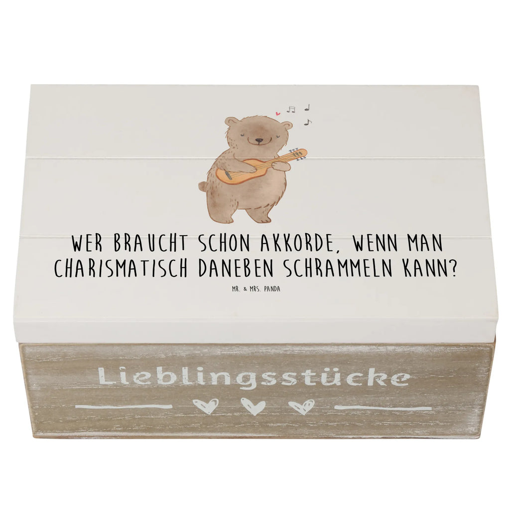 Holzkiste Charisma Gitarre Schatulle, Geschenkdose, Erinnerungskiste, Schatzkiste, Holzkiste, Dekokiste, Kiste, Truhe, Geschenkbox, Erinnerungsbox, XXL, Aufbewahrungsbox, Instrumente, Geschenke Musiker, Musikliebhaber