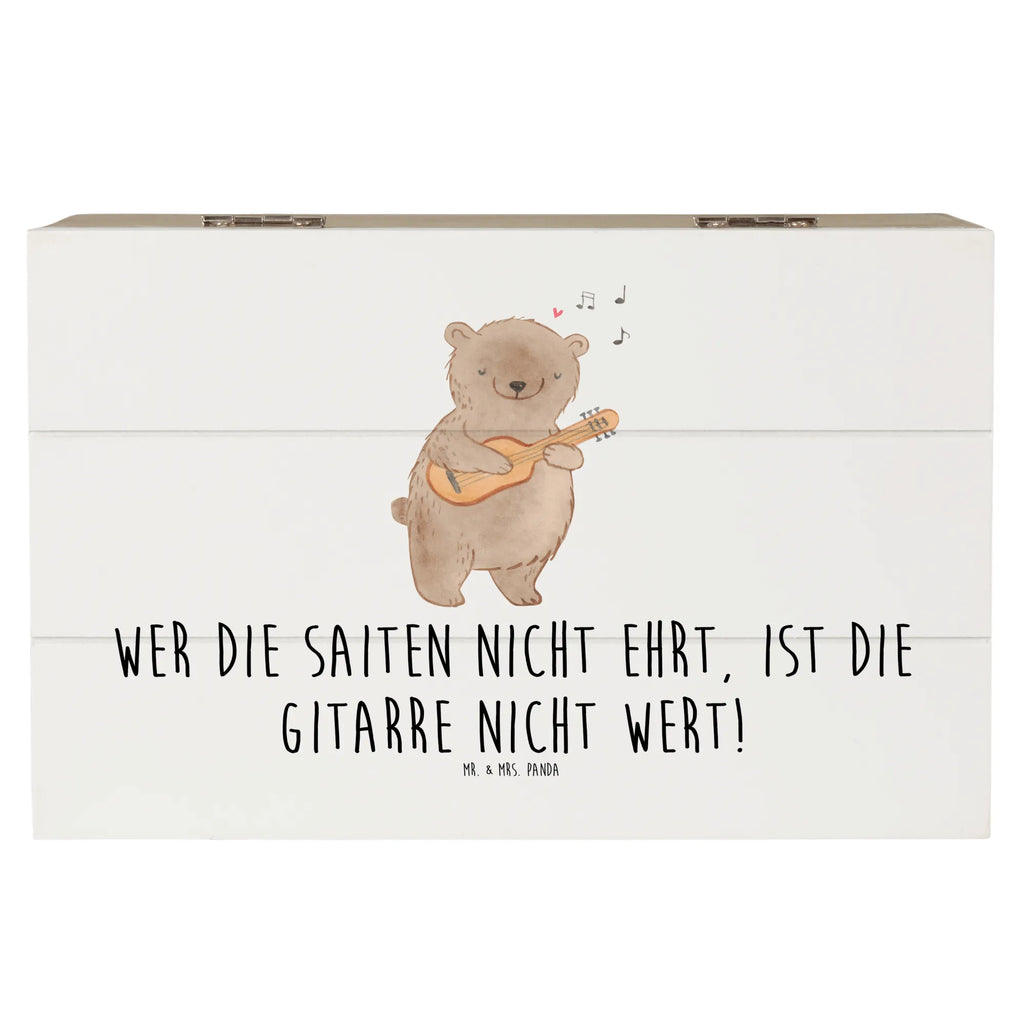 Holzkiste Gitarre Wert XXL, Kiste, Erinnerungsbox, Schatulle, Aufbewahrungsbox, Schatzkiste, Holzkiste, Geschenkbox, Erinnerungskiste, Geschenkdose, Dekokiste, Truhe, Instrumente, Geschenke Musiker, Musikliebhaber
