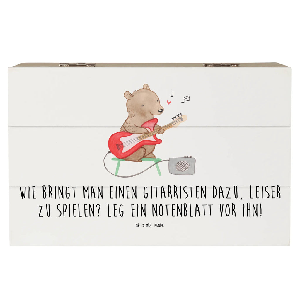 Wooden chest Wie bringt man einen Gitarristen dazu, leiser zu spielen? Leg ein Notenblatt vor ihn! Erinnerungskiste, Schatulle, Kiste, Truhe, Dekokiste, XXL, Erinnerungsbox, Schatzkiste, Geschenkdose, Geschenkbox, Holzkiste, Aufbewahrungsbox, Instrumente, Geschenke Musiker, Musikliebhaber