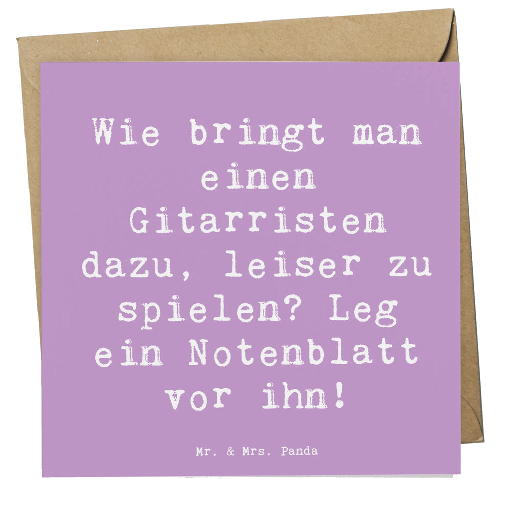 Deluxe Karte Spruch Gitarren Trick Karte, Grußkarte, Hochzeitskarte, Hochwertige Klappkarte, Geburtstagskarte, Hochwertige Grußkarte, Klappkarte, Einladungskarte, Glückwunschkarte, Instrumente, Geschenke Musiker, Musikliebhaber