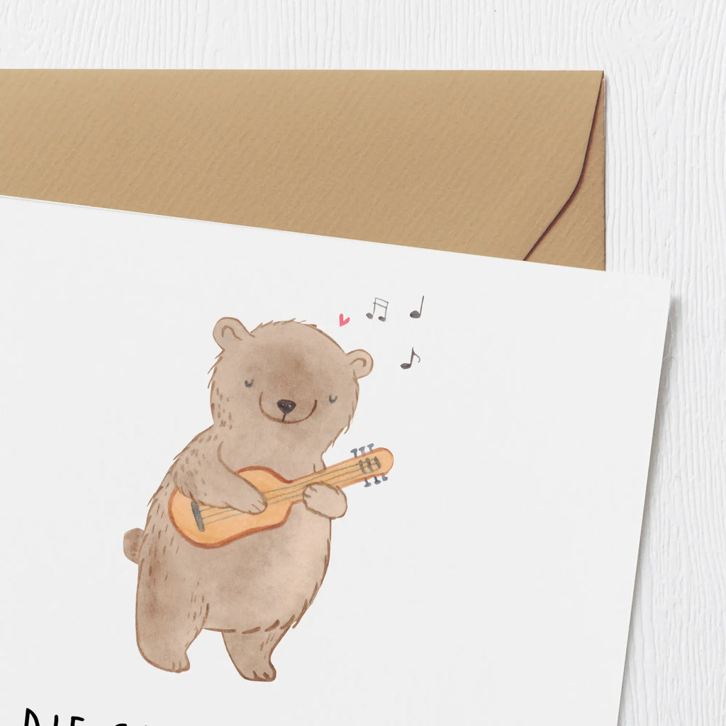 Deluxe Karte Gitarre Wert Glückwunschkarte, Geburtstagskarte, Karte, Klappkarte, Hochwertige Grußkarte, Hochwertige Klappkarte, Einladungskarte, Grußkarte, Hochzeitskarte, Instrumente, Geschenke Musiker, Musikliebhaber
