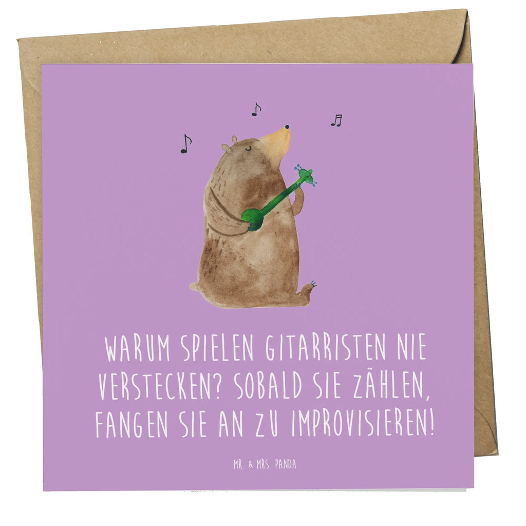 Deluxe Card Warum spielen Gitarristen nie Verstecken? Sobald sie zählen, fangen sie an zu improvisieren! Grußkarte, Karte, Glückwunschkarte, Hochzeitskarte, Einladungskarte, Klappkarte, Hochwertige Klappkarte, Geburtstagskarte, Hochwertige Grußkarte, Instrumente, Geschenke Musiker, Musikliebhaber