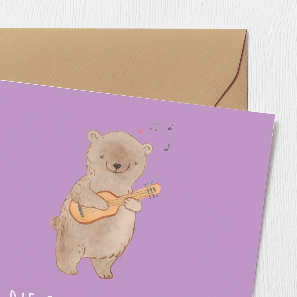 Deluxe Karte Gitarre Wert Glückwunschkarte, Geburtstagskarte, Karte, Klappkarte, Hochwertige Grußkarte, Hochwertige Klappkarte, Einladungskarte, Grußkarte, Hochzeitskarte, Instrumente, Geschenke Musiker, Musikliebhaber