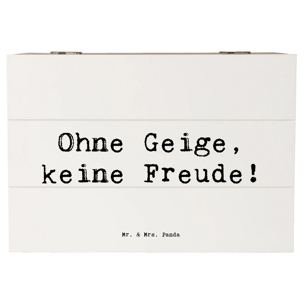 Holzkiste Spruch Geige Freude Erinnerungskiste, Schatzkiste, Geschenkbox, Geschenkdose, XXL, Dekokiste, Schatulle, Holzkiste, Aufbewahrungsbox, Truhe, Kiste, Erinnerungsbox, Instrumente, Geschenke Musiker, Musikliebhaber