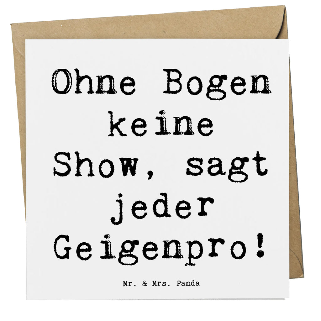 Deluxe Karte Spruch Geige Bogen Einladungskarte, Karte, Geburtstagskarte, Hochzeitskarte, Glückwunschkarte, Klappkarte, Grußkarte, Hochwertige Grußkarte, Hochwertige Klappkarte, Instrumente, Geschenke Musiker, Musikliebhaber