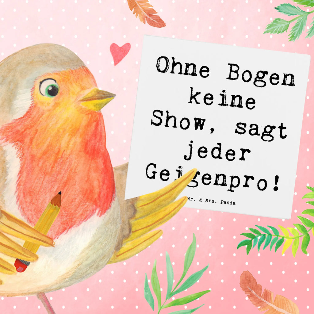 Deluxe Karte Spruch Geige Bogen Einladungskarte, Karte, Geburtstagskarte, Hochzeitskarte, Glückwunschkarte, Klappkarte, Grußkarte, Hochwertige Grußkarte, Hochwertige Klappkarte, Instrumente, Geschenke Musiker, Musikliebhaber