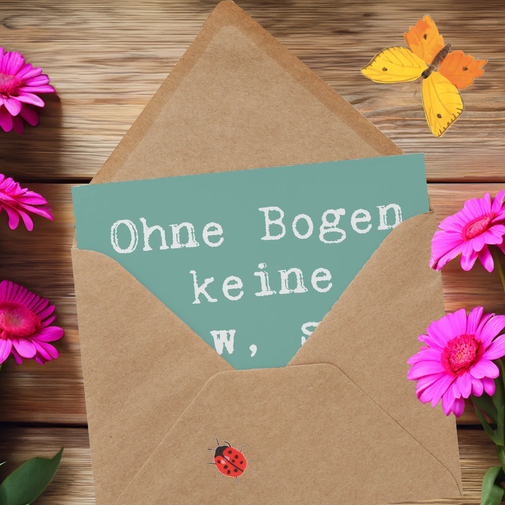 Deluxe Karte Spruch Geige Bogen Einladungskarte, Karte, Geburtstagskarte, Hochzeitskarte, Glückwunschkarte, Klappkarte, Grußkarte, Hochwertige Grußkarte, Hochwertige Klappkarte, Instrumente, Geschenke Musiker, Musikliebhaber