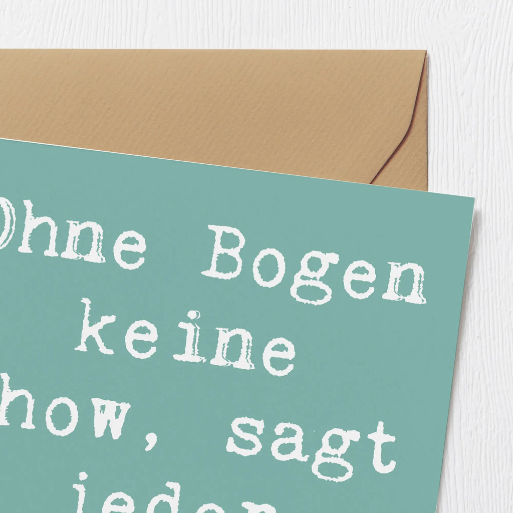 Deluxe Karte Spruch Geige Bogen Einladungskarte, Karte, Geburtstagskarte, Hochzeitskarte, Glückwunschkarte, Klappkarte, Grußkarte, Hochwertige Grußkarte, Hochwertige Klappkarte, Instrumente, Geschenke Musiker, Musikliebhaber