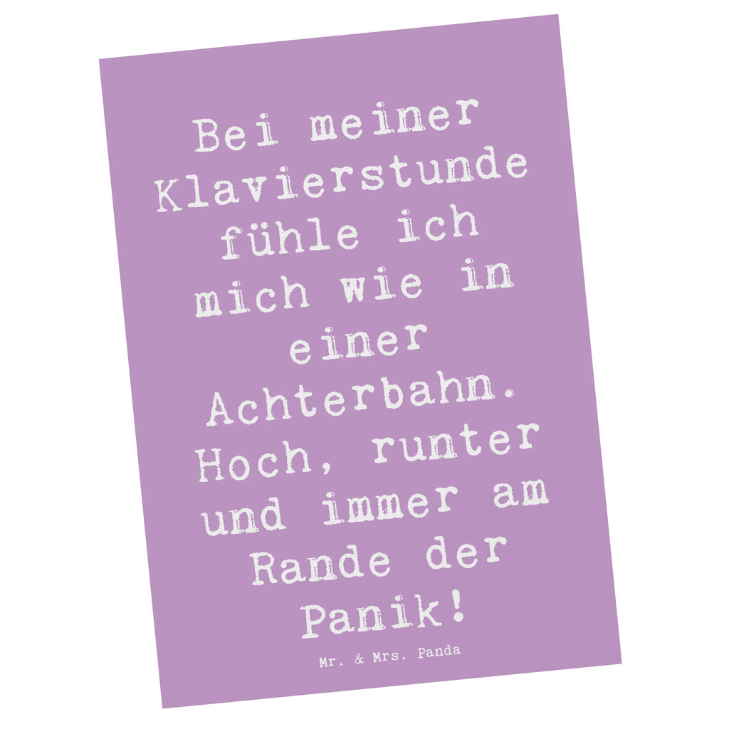 Postcard Saying Bei meiner Klavierstunde fühle ich mich wie in einer Achterbahn. Hoch, runter und immer am Rande der Panik! Karte, Dankeskarte, Ansichtskarten, Ansichtskarte, Einladungskarten Geburtstag, Einladungskarte, Postkarte, Geburtstagskarte, Einladung Geburtstag, Grußkarte, Geschenkkarte, Einladung, Instrumente, Geschenke Musiker, Musikliebhaber