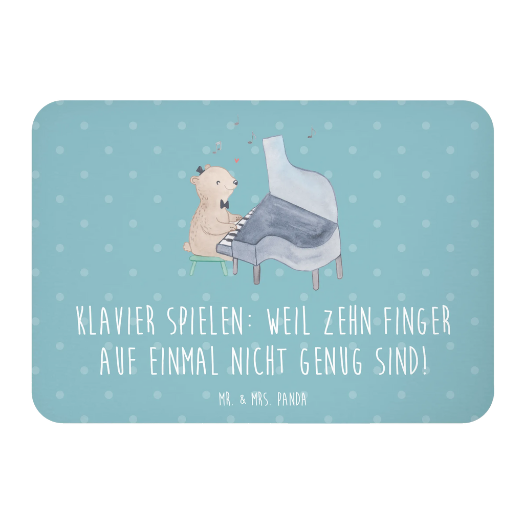 Magnet Klavier spielen: Weil zehn Finger auf einmal nicht genug sind! Souvenir Magnet, Pinnwandmagnet, Motivmagnete, Whiteboard Magnet, Kühlschrankmagnet, Notiz Magnet, Dekomagnet, Kühlschrank Dekoration, Instrumente, Geschenke Musiker, Musikliebhaber