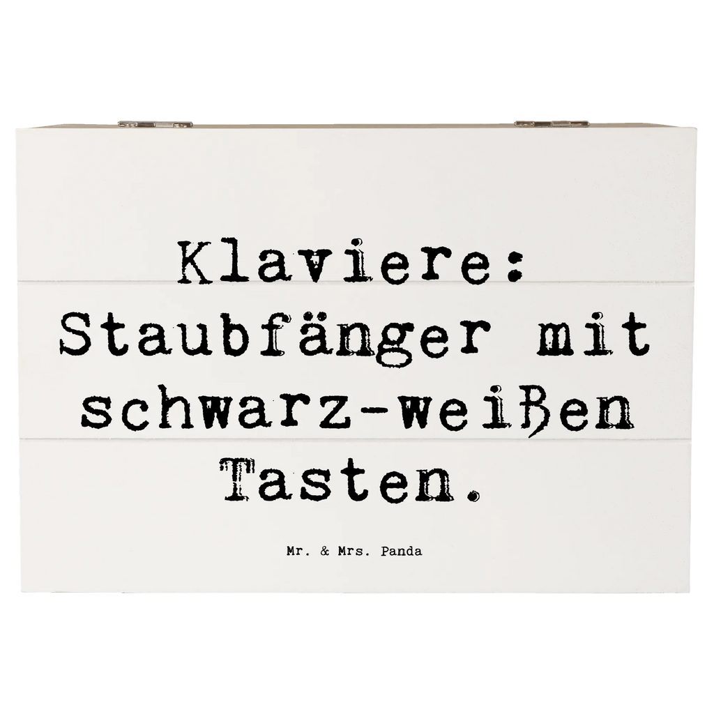 Holzkiste Spruch Klavier Staubfänger Schatzkiste, Geschenkdose, Truhe, Holzkiste, XXL, Erinnerungskiste, Kiste, Erinnerungsbox, Aufbewahrungsbox, Dekokiste, Schatulle, Geschenkbox, Instrumente, Geschenke Musiker, Musikliebhaber