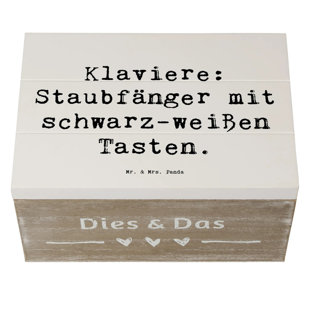 Holzkiste Spruch Klavier Staubfänger Schatzkiste, Geschenkdose, Truhe, Holzkiste, XXL, Erinnerungskiste, Kiste, Erinnerungsbox, Aufbewahrungsbox, Dekokiste, Schatulle, Geschenkbox, Instrumente, Geschenke Musiker, Musikliebhaber