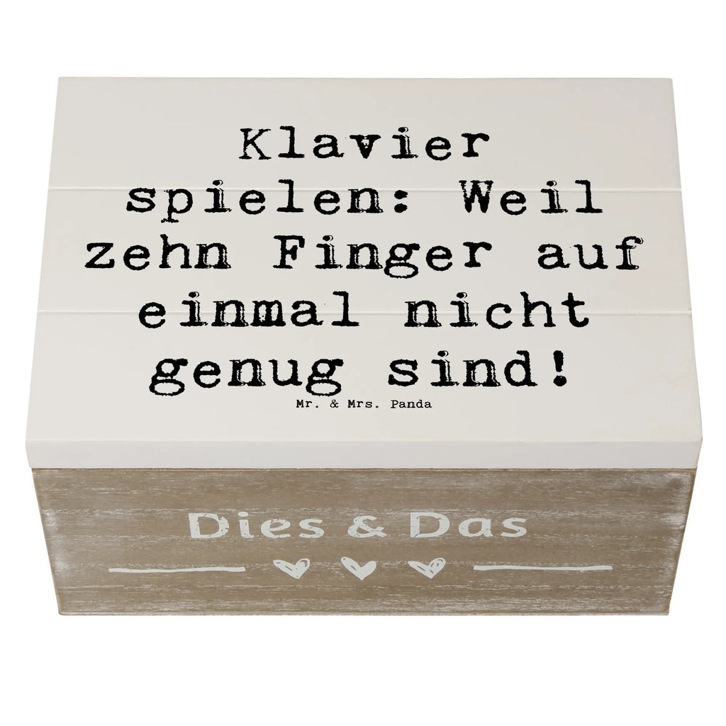Holzkiste Spruch Klavier Magie Dekokiste, Aufbewahrungsbox, Erinnerungskiste, Kiste, Truhe, Schatulle, Geschenkbox, Holzkiste, Schatzkiste, XXL, Geschenkdose, Erinnerungsbox, Instrumente, Geschenke Musiker, Musikliebhaber