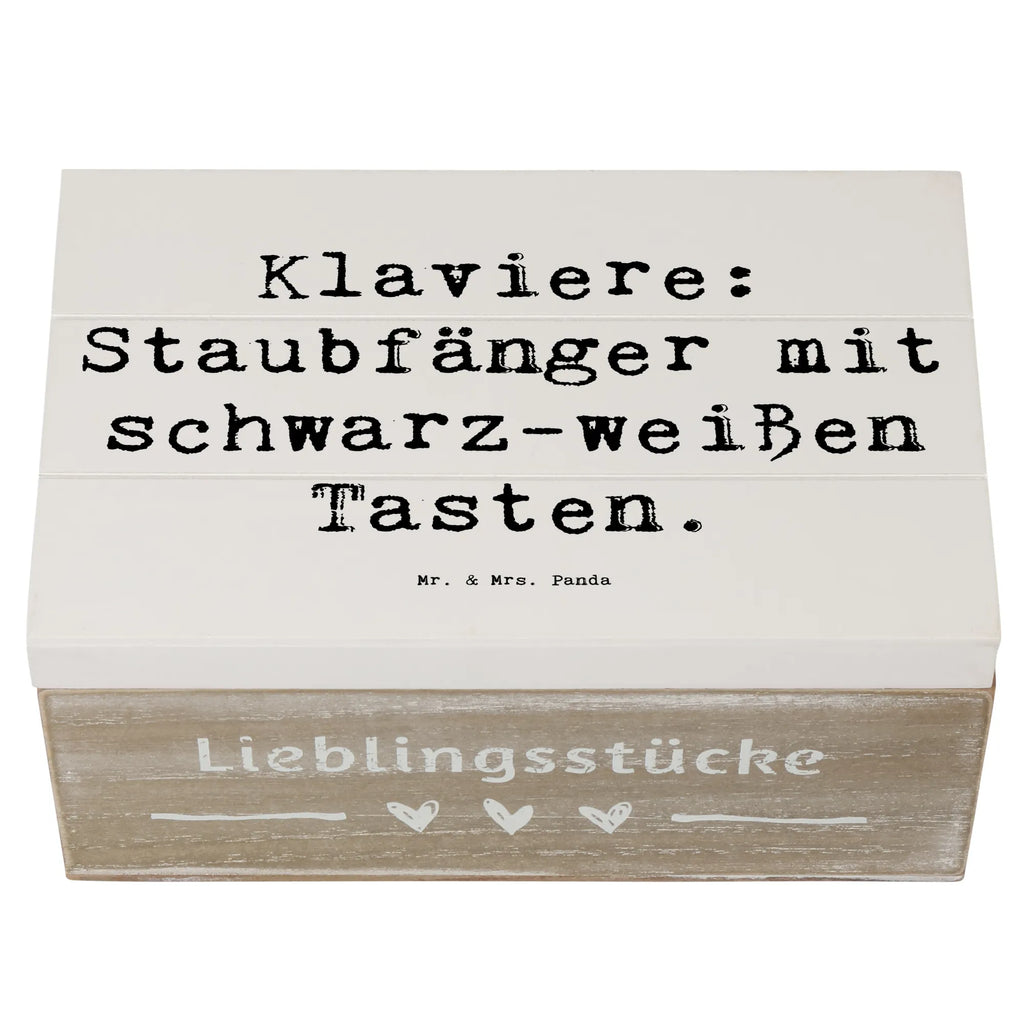 Holzkiste Spruch Klavier Staubfänger Schatzkiste, Geschenkdose, Truhe, Holzkiste, XXL, Erinnerungskiste, Kiste, Erinnerungsbox, Aufbewahrungsbox, Dekokiste, Schatulle, Geschenkbox, Instrumente, Geschenke Musiker, Musikliebhaber