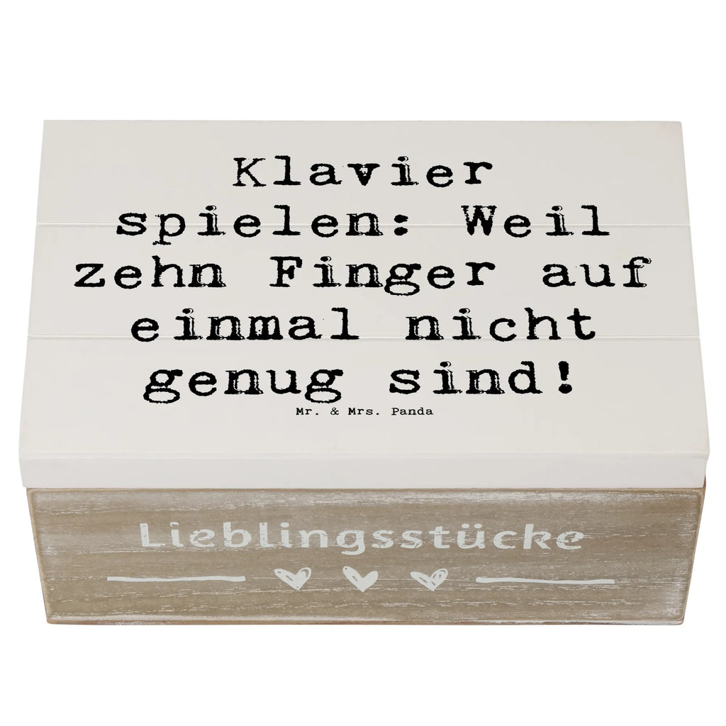 Holzkiste Spruch Klavier Magie Dekokiste, Aufbewahrungsbox, Erinnerungskiste, Kiste, Truhe, Schatulle, Geschenkbox, Holzkiste, Schatzkiste, XXL, Geschenkdose, Erinnerungsbox, Instrumente, Geschenke Musiker, Musikliebhaber