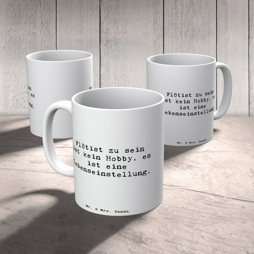 Tasse Spruch Flötist zu sein ist kein Hobby, es ist eine Lebenseinstellung. Geschenktasse, Kaffeetasse, Teetasse, Porzellantasse, Keramiktasse, Tasse mit Zitaten, Tasse mit Motiven, Bürotasse, Tasse, Instrumente, Geschenke Musiker, Musikliebhaber