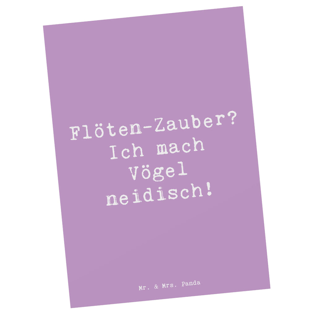 Postkarte Spruch Flöte Zauber Ansichtskarten, Einladungskarte, Postkarte, Geburtstagskarte, Geschenkkarte, Karte, Einladungskarten Geburtstag, Dankeskarte, Grußkarte, Ansichtskarte, Einladung Geburtstag, Einladung, Instrumente, Geschenke Musiker, Musikliebhaber