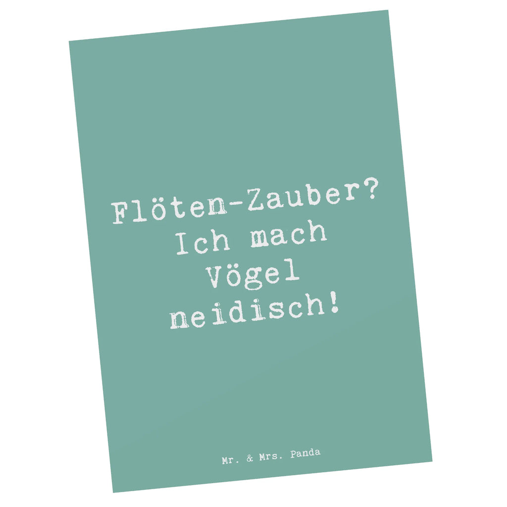 Postkarte Spruch Flöte Zauber Ansichtskarten, Einladungskarte, Postkarte, Geburtstagskarte, Geschenkkarte, Karte, Einladungskarten Geburtstag, Dankeskarte, Grußkarte, Ansichtskarte, Einladung Geburtstag, Einladung, Instrumente, Geschenke Musiker, Musikliebhaber