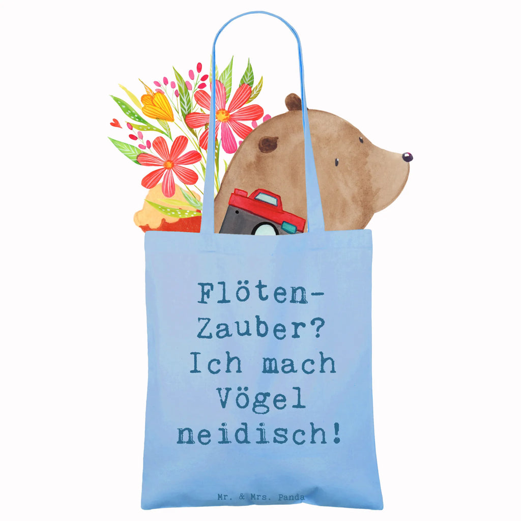Tragetasche Spruch Flöte Zauber Tasche, Shopper, Beutel, Schultertasche, Einkaufstasche, Beuteltasche, Stofftasche, Strandtasche, Umhängetasche, Einkaufstüte, Tragetasche, Jutebeutel, Stoffbeutel, Laptoptasche, Jutetasche, Badetasche, Instrumente, Geschenke Musiker, Musikliebhaber