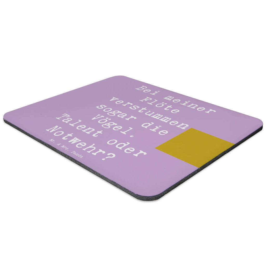 Mouse mat Saying Bei meiner Flöte verstummen sogar die Vögel. Talent oder Notwehr? Arbeitszimmer, Mauspad Büro, Mauspad, Computer zubehör, PC Zubehör, Designer Mauspad, Einzigartiges Mauspad, Mausunterlage, Büroausstattung, Mousepad, Instrumente, Geschenke Musiker, Musikliebhaber