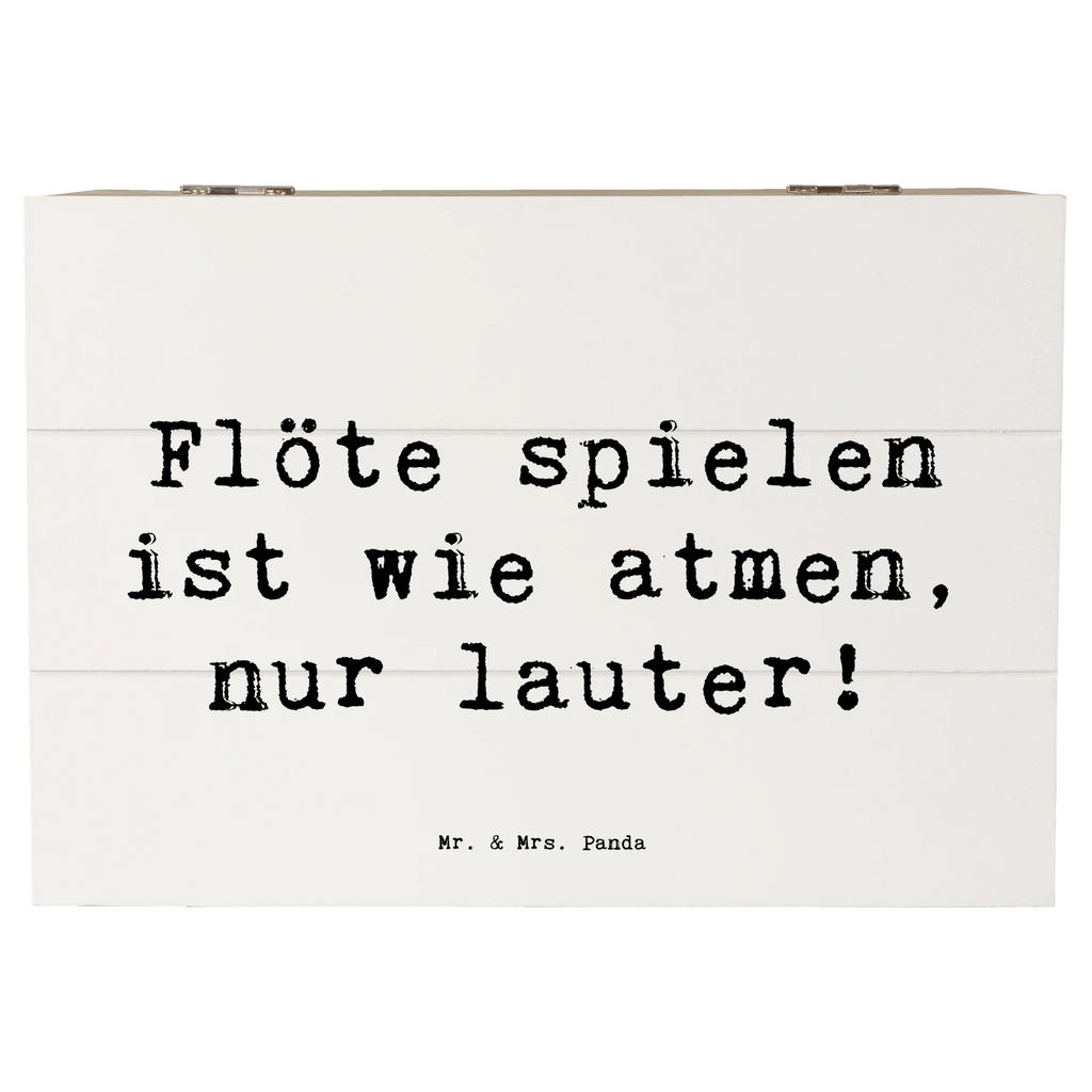 Holzkiste Spruch Flöte Atem Holzkiste, Geschenkdose, Aufbewahrungsbox, Schatzkiste, XXL, Geschenkbox, Kiste, Erinnerungsbox, Schatulle, Erinnerungskiste, Dekokiste, Truhe, Instrumente, Geschenke Musiker, Musikliebhaber