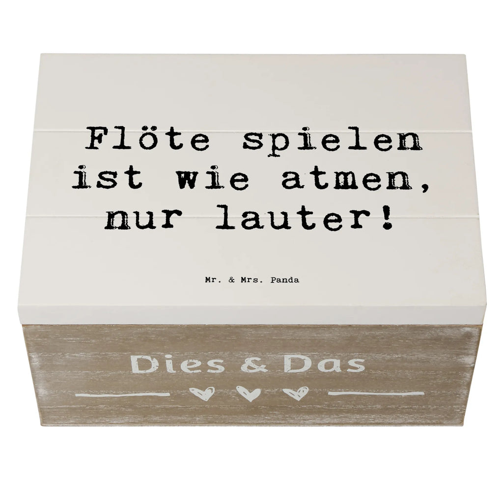 Holzkiste Spruch Flöte Atem Holzkiste, Geschenkdose, Aufbewahrungsbox, Schatzkiste, XXL, Geschenkbox, Kiste, Erinnerungsbox, Schatulle, Erinnerungskiste, Dekokiste, Truhe, Instrumente, Geschenke Musiker, Musikliebhaber