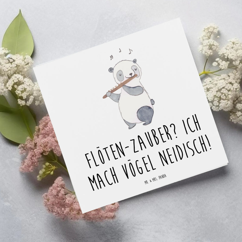 Deluxe Card Flöten-Zauber? Ich mach Vögel neidisch! Glückwunschkarte, Grußkarte, Karte, Hochwertige Klappkarte, Hochwertige Grußkarte, Klappkarte, Hochzeitskarte, Einladungskarte, Geburtstagskarte, Instrumente, Geschenke Musiker, Musikliebhaber