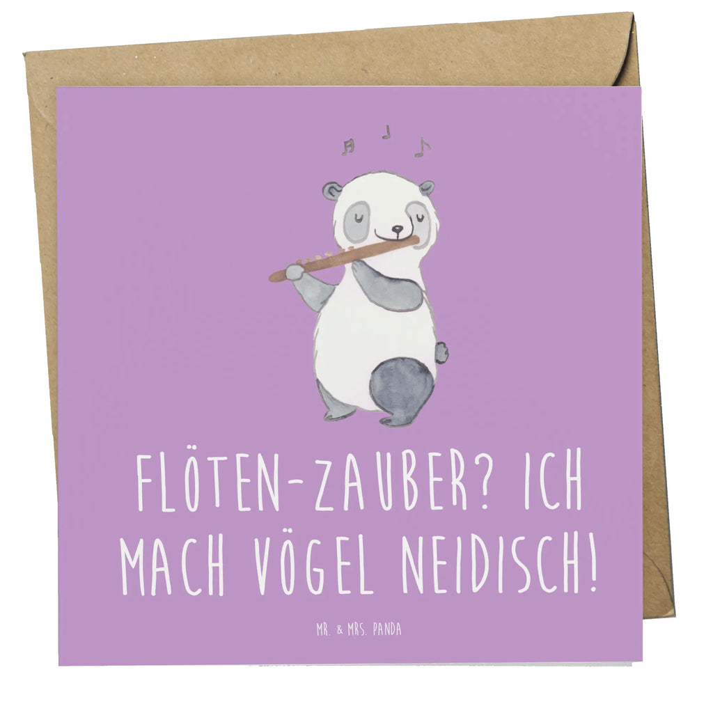 Deluxe Card Flöten-Zauber? Ich mach Vögel neidisch! Glückwunschkarte, Grußkarte, Karte, Hochwertige Klappkarte, Hochwertige Grußkarte, Klappkarte, Hochzeitskarte, Einladungskarte, Geburtstagskarte, Instrumente, Geschenke Musiker, Musikliebhaber
