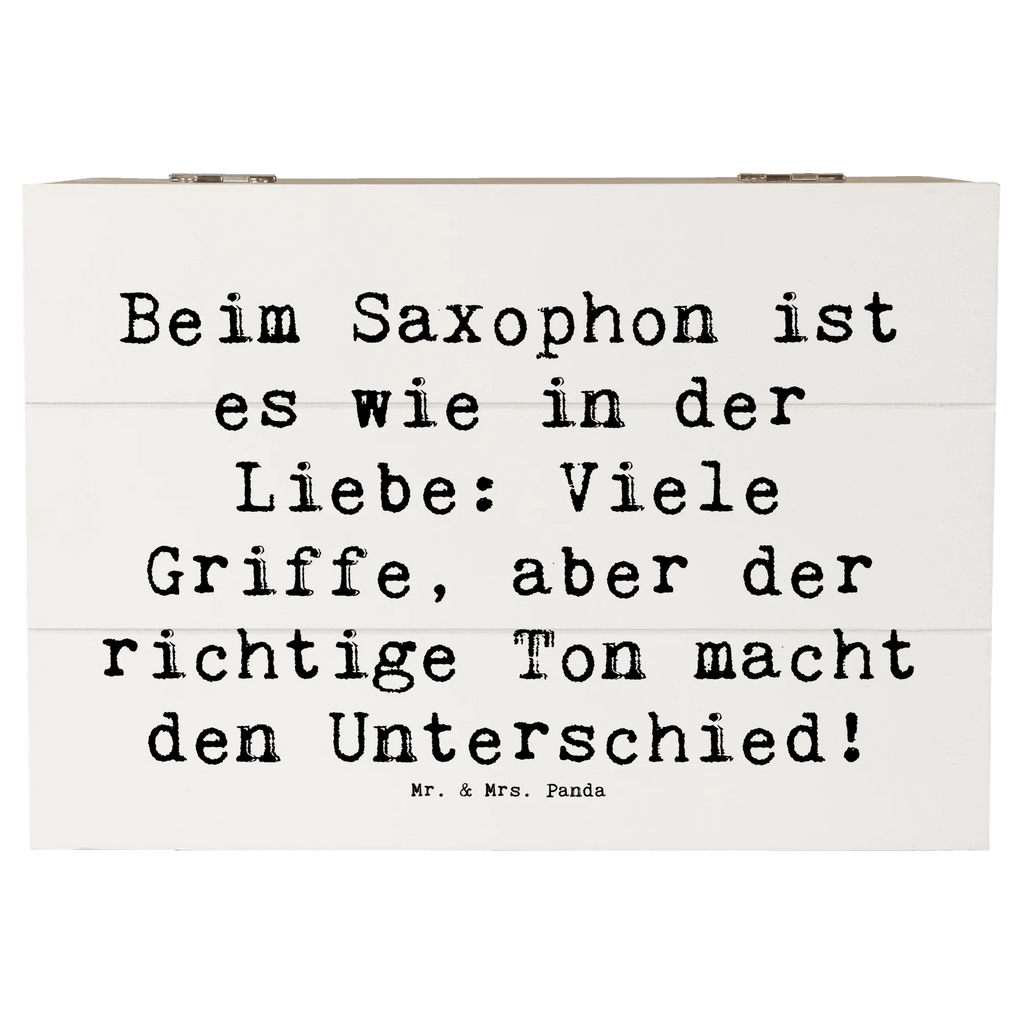 Holzkiste Spruch Saxophon Liebe Kiste, Holzkiste, XXL, Geschenkdose, Schatulle, Erinnerungsbox, Dekokiste, Schatzkiste, Geschenkbox, Aufbewahrungsbox, Erinnerungskiste, Truhe, Instrumente, Geschenke Musiker, Musikliebhaber