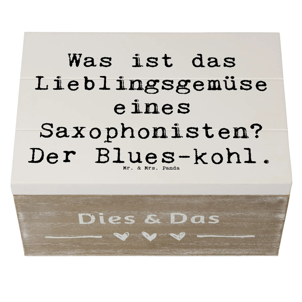 Holzkiste Spruch Saxophon Blues Holzkiste, Schatzkiste, Truhe, Dekokiste, Geschenkdose, Erinnerungsbox, Aufbewahrungsbox, XXL, Erinnerungskiste, Schatulle, Kiste, Geschenkbox, Instrumente, Geschenke Musiker, Musikliebhaber