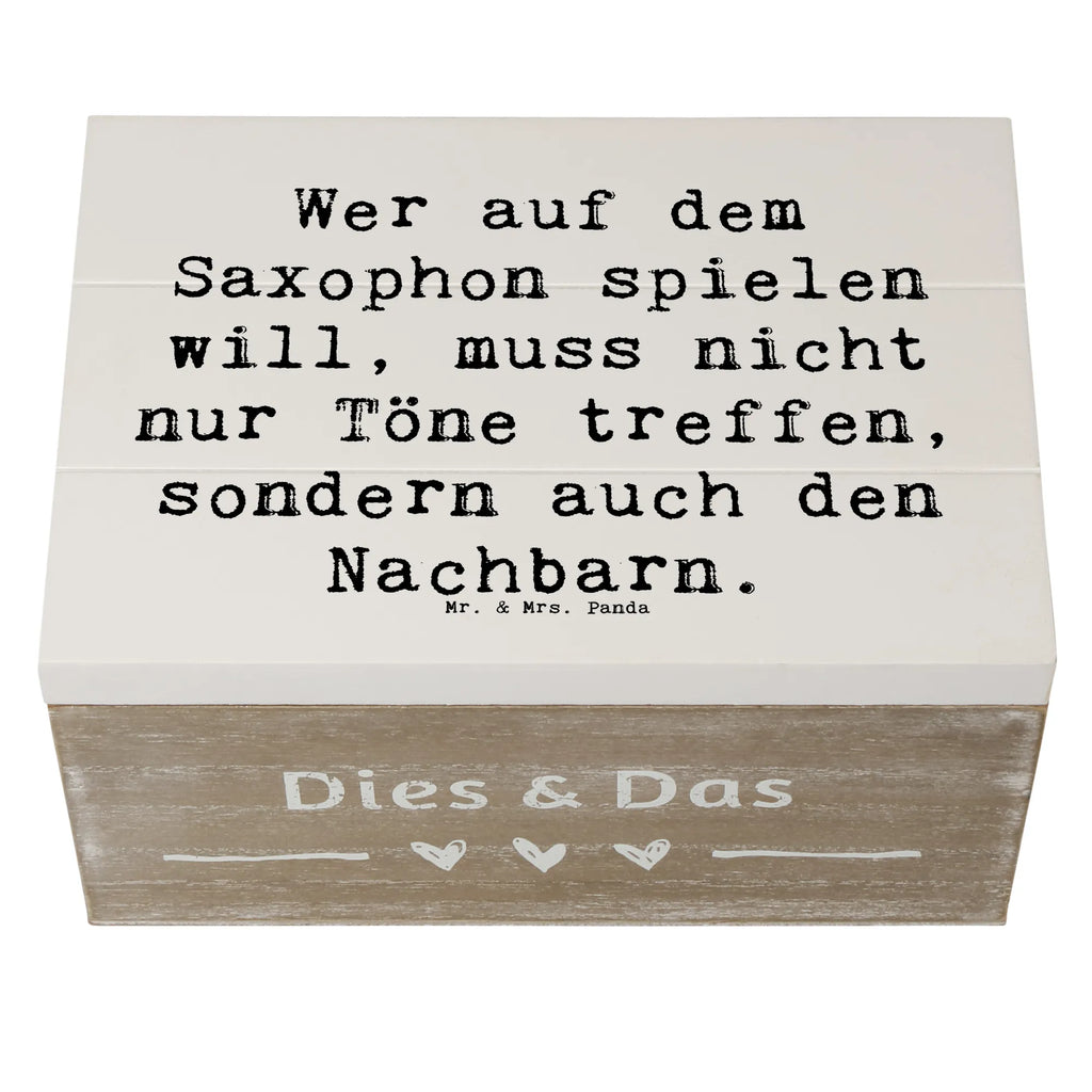 Holzkiste Spruch Saxophon Spieler XXL, Holzkiste, Geschenkbox, Erinnerungsbox, Kiste, Truhe, Aufbewahrungsbox, Schatulle, Schatzkiste, Dekokiste, Erinnerungskiste, Geschenkdose, Instrumente, Geschenke Musiker, Musikliebhaber