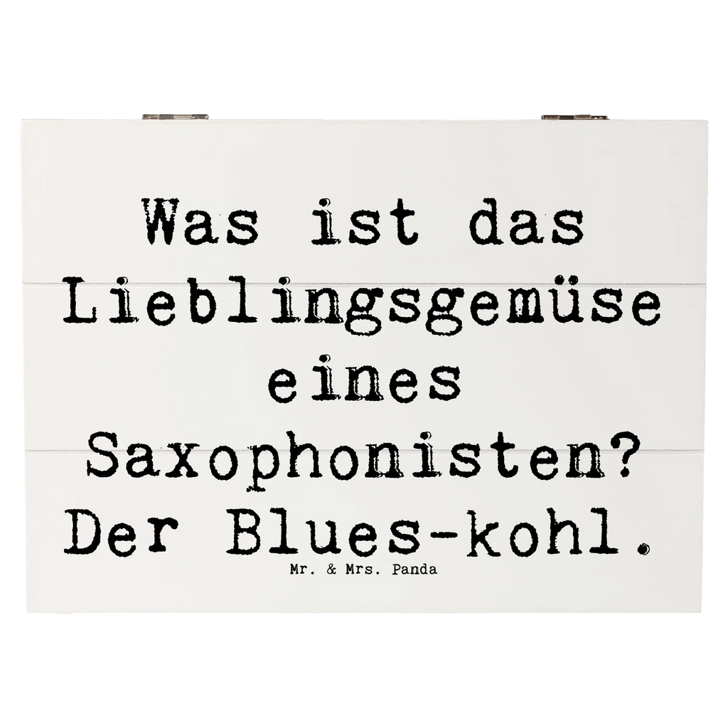 Holzkiste Spruch Saxophon Blues Holzkiste, Schatzkiste, Truhe, Dekokiste, Geschenkdose, Erinnerungsbox, Aufbewahrungsbox, XXL, Erinnerungskiste, Schatulle, Kiste, Geschenkbox, Instrumente, Geschenke Musiker, Musikliebhaber