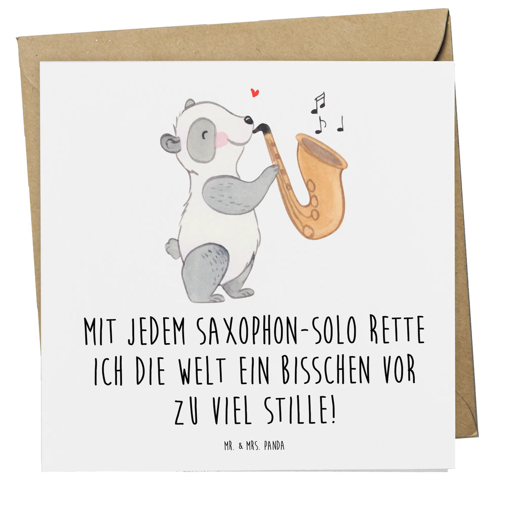 Deluxe Karte Saxophon Magie Geburtstagskarte, Einladungskarte, Grußkarte, Karte, Hochzeitskarte, Klappkarte, Glückwunschkarte, Hochwertige Klappkarte, Hochwertige Grußkarte, Instrumente, Geschenke Musiker, Musikliebhaber