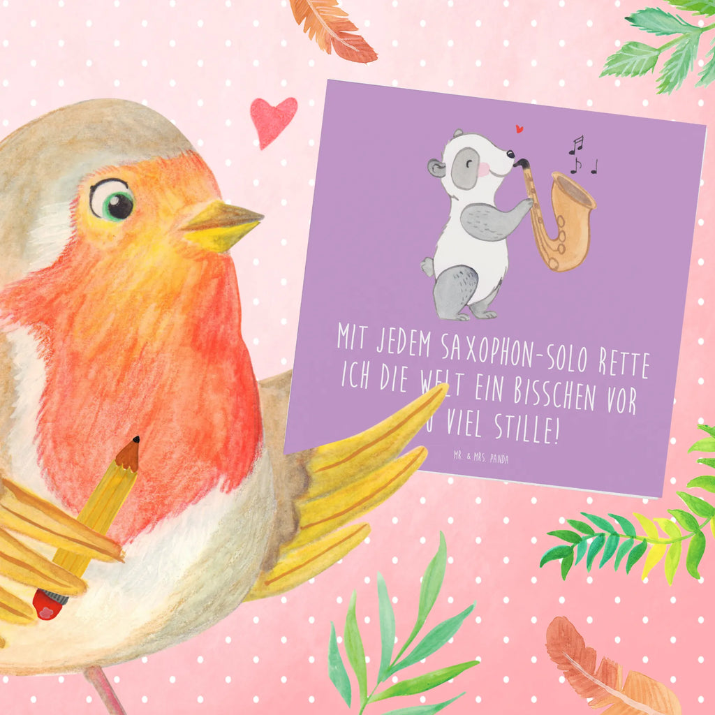 Deluxe Karte Saxophon Magie Geburtstagskarte, Einladungskarte, Grußkarte, Karte, Hochzeitskarte, Klappkarte, Glückwunschkarte, Hochwertige Klappkarte, Hochwertige Grußkarte, Instrumente, Geschenke Musiker, Musikliebhaber