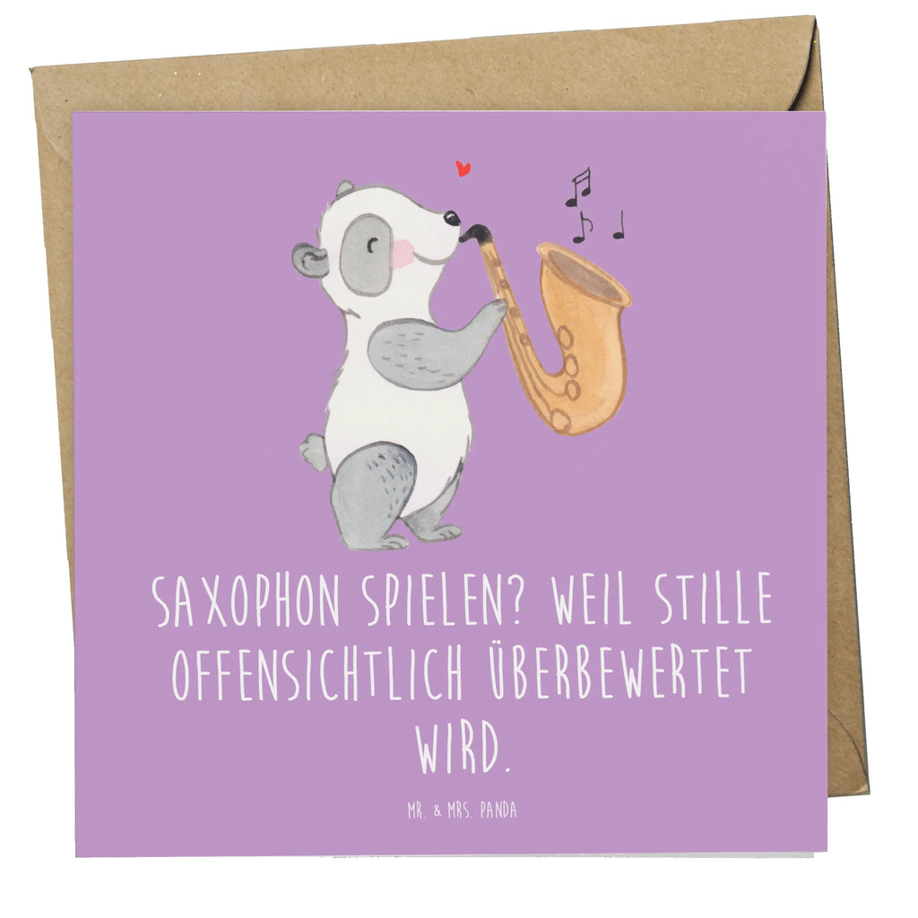 Deluxe Card Saxophon spielen? Weil Stille offensichtlich überbewertet wird. Hochwertige Klappkarte, Grußkarte, Karte, Geburtstagskarte, Hochwertige Grußkarte, Glückwunschkarte, Hochzeitskarte, Klappkarte, Einladungskarte, Instrumente, Geschenke Musiker, Musikliebhaber