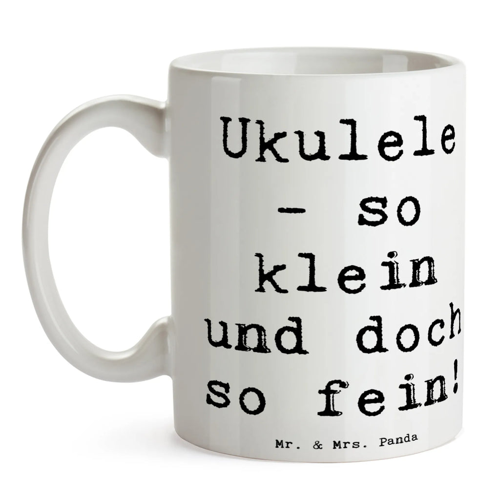 Tasse Spruch Zauberhafte Ukulele Teetasse, Tasse, Kaffeetasse, Bürotasse, Geschenktasse, Tasse mit Motiven, Tasse mit Zitaten, Keramiktasse, Porzellantasse, Instrumente, Geschenke Musiker, Musikliebhaber