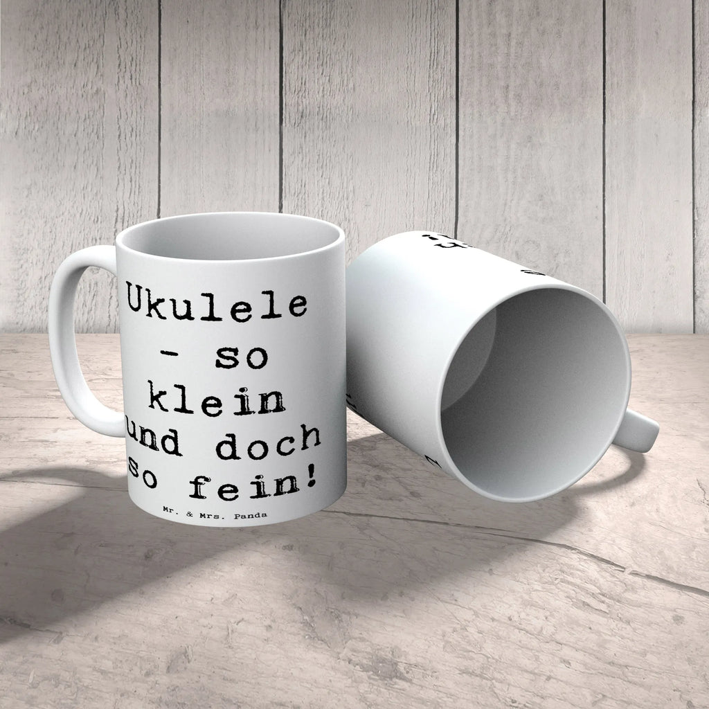 Tasse Spruch Zauberhafte Ukulele Teetasse, Tasse, Kaffeetasse, Bürotasse, Geschenktasse, Tasse mit Motiven, Tasse mit Zitaten, Keramiktasse, Porzellantasse, Instrumente, Geschenke Musiker, Musikliebhaber