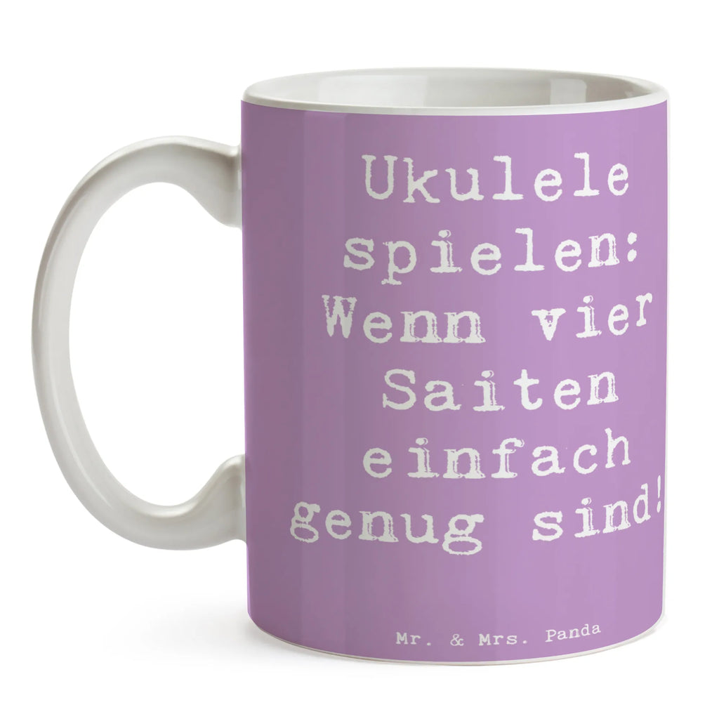 Tasse Spruch Ukulele Freude Bürotasse, Teetasse, Tasse mit Zitaten, Keramiktasse, Geschenktasse, Kaffeetasse, Porzellantasse, Tasse mit Motiven, Tasse, Instrumente, Geschenke Musiker, Musikliebhaber