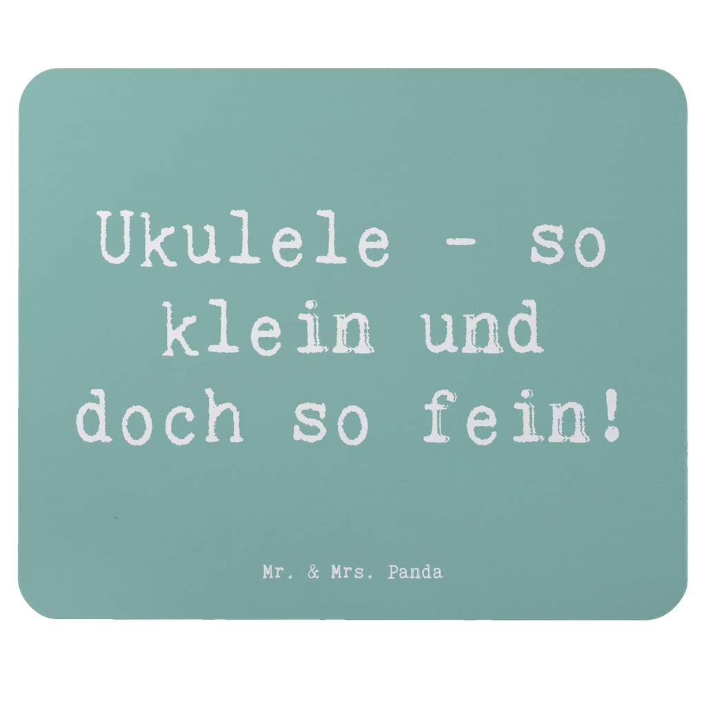 Mouse mat Saying Ukulele - so klein und doch so fein! PC Zubehör, Büroausstattung, Mousepad, Designer Mauspad, Mauspad Büro, Mauspad, Mausunterlage, Arbeitszimmer, Einzigartiges Mauspad, Computer zubehör, Instrumente, Geschenke Musiker, Musikliebhaber