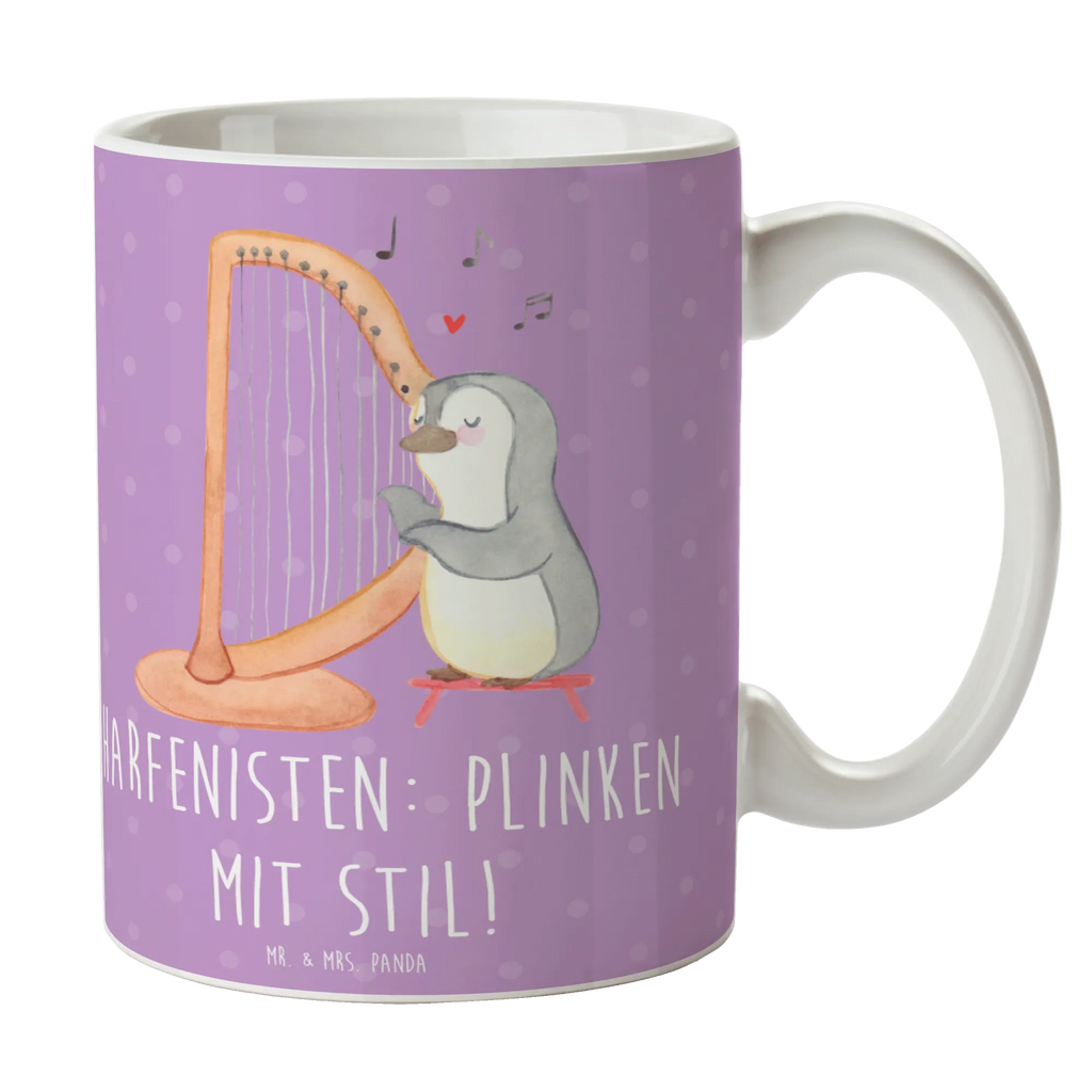 Tasse Harfe mit Stil Bürotasse, Tasse mit Motiven, Teetasse, Geschenktasse, Kaffeetasse, Porzellantasse, Tasse mit Zitaten, Tasse, Keramiktasse, Instrumente, Geschenke Musiker, Musikliebhaber