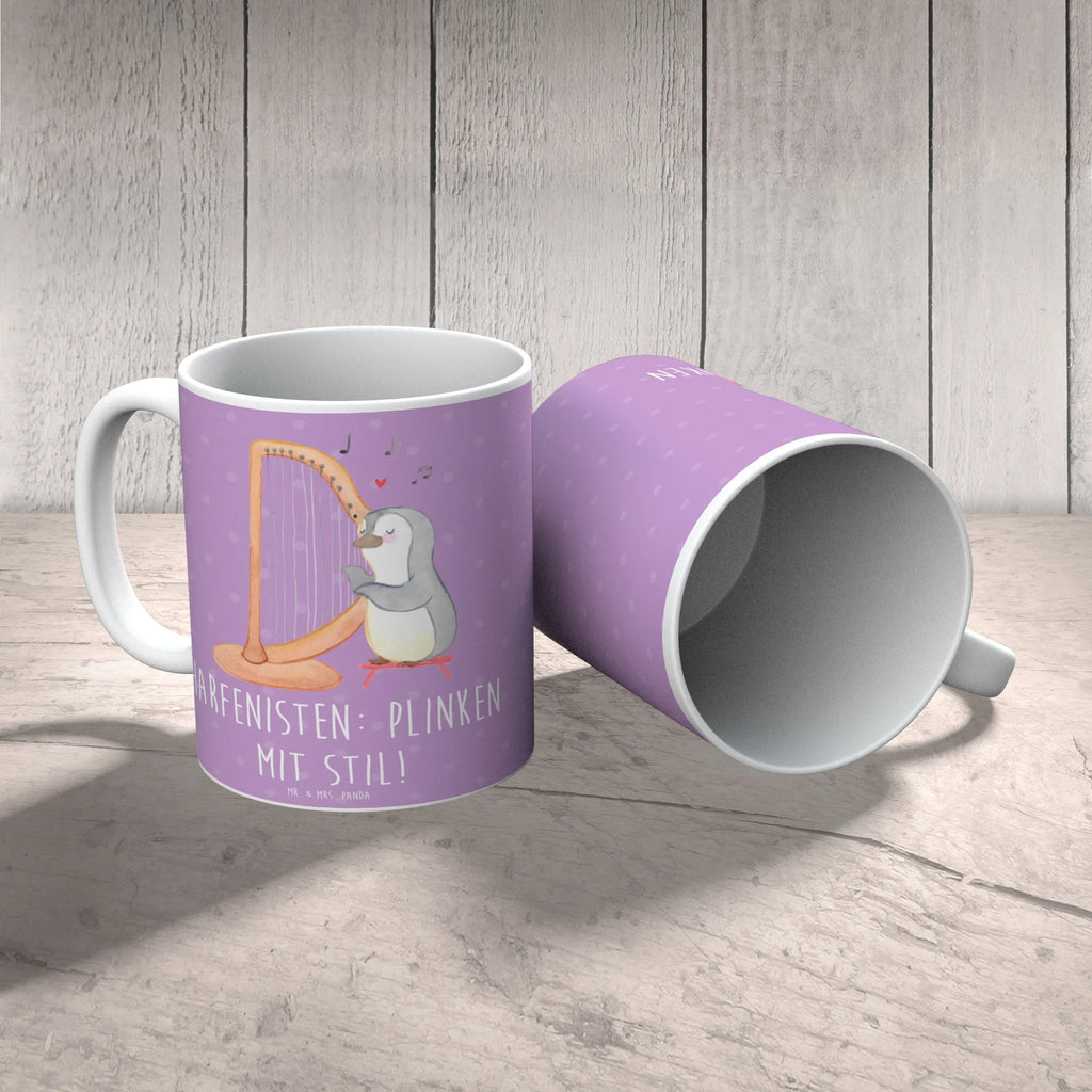 Tasse Harfe mit Stil Bürotasse, Tasse mit Motiven, Teetasse, Geschenktasse, Kaffeetasse, Porzellantasse, Tasse mit Zitaten, Tasse, Keramiktasse, Instrumente, Geschenke Musiker, Musikliebhaber