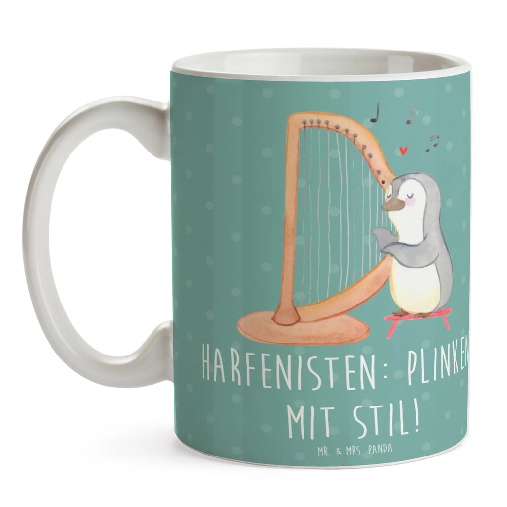 Tasse Harfe mit Stil Bürotasse, Tasse mit Motiven, Teetasse, Geschenktasse, Kaffeetasse, Porzellantasse, Tasse mit Zitaten, Tasse, Keramiktasse, Instrumente, Geschenke Musiker, Musikliebhaber