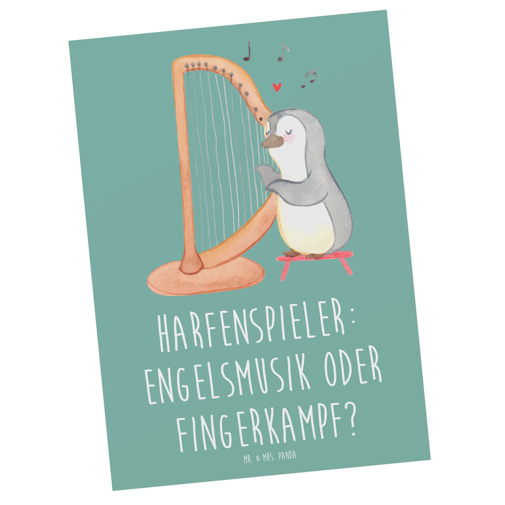 Postcard Harfenspieler: Engelsmusik oder Fingerkampf? Postkarte, Grußkarte, Ansichtskarten, Geburtstagskarte, Einladungskarte, Ansichtskarte, Einladungskarten Geburtstag, Karte, Geschenkkarte, Einladung Geburtstag, Dankeskarte, Einladung, Instrumente, Geschenke Musiker, Musikliebhaber