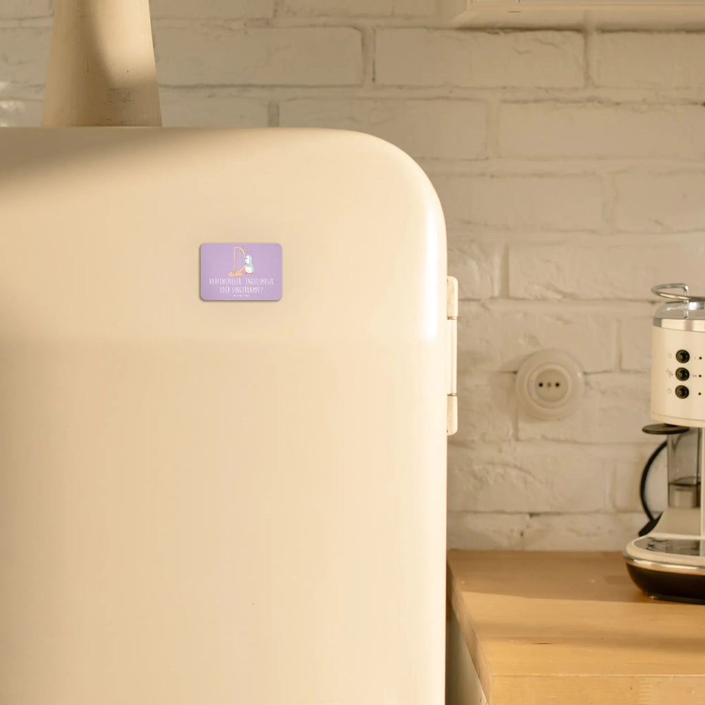 Magnet Harfenspieler: Engelsmusik oder Fingerkampf? Souvenir Magnet, Whiteboard Magnet, Notiz Magnet, Kühlschrank Dekoration, Motivmagnete, Dekomagnet, Pinnwandmagnet, Kühlschrankmagnet, Instrumente, Geschenke Musiker, Musikliebhaber