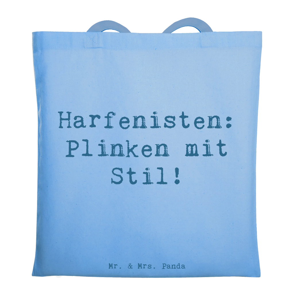 Tragetasche Spruch Harfe mit Stil Beuteltasche, Beutel, Einkaufstasche, Jutebeutel, Stoffbeutel, Tasche, Shopper, Umhängetasche, Strandtasche, Schultertasche, Stofftasche, Tragetasche, Badetasche, Jutetasche, Einkaufstüte, Laptoptasche, Instrumente, Geschenke Musiker, Musikliebhaber