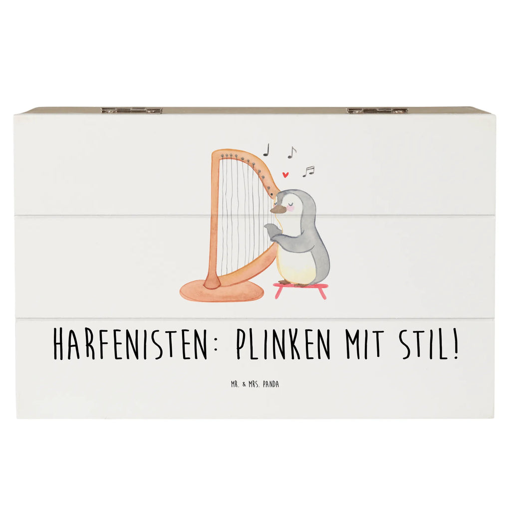 Holzkiste Harfe mit Stil Aufbewahrungsbox, XXL, Geschenkdose, Dekokiste, Schatulle, Kiste, Erinnerungskiste, Schatzkiste, Holzkiste, Truhe, Geschenkbox, Erinnerungsbox, Instrumente, Geschenke Musiker, Musikliebhaber