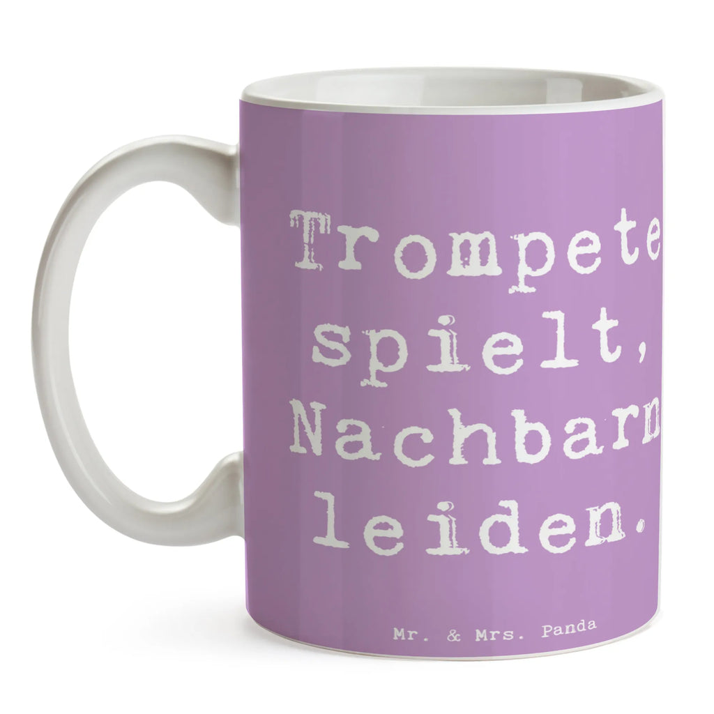 Tasse Spruch Trompete Freude Tasse mit Motiven, Bürotasse, Teetasse, Tasse, Tasse mit Zitaten, Porzellantasse, Kaffeetasse, Keramiktasse, Geschenktasse, Instrumente, Geschenke Musiker, Musikliebhaber