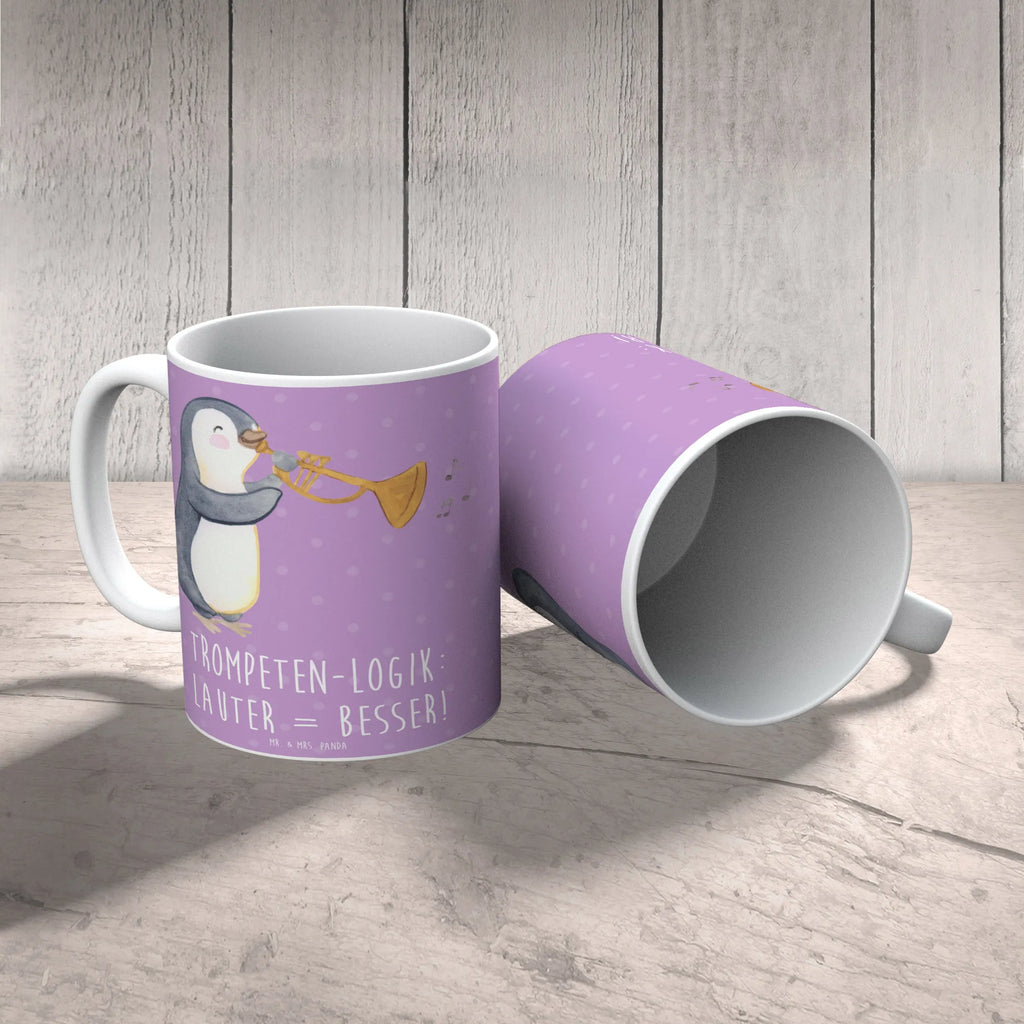 Tasse Trompeten Weisheit Tasse mit Motiven, Geschenktasse, Kaffeetasse, Porzellantasse, Teetasse, Keramiktasse, Tasse, Bürotasse, Tasse mit Zitaten, Instrumente, Geschenke Musiker, Musikliebhaber