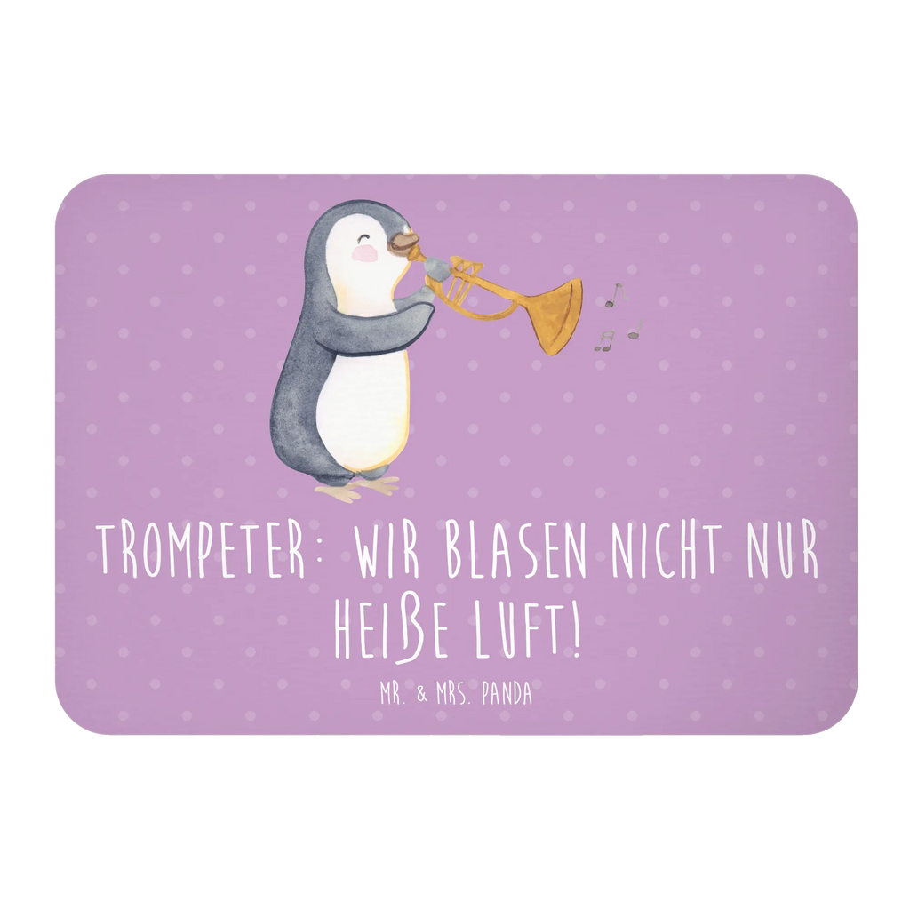 Magnet Trompeter: Wir blasen nicht nur heiße Luft! Whiteboard Magnet, Pinnwandmagnet, Dekomagnet, Motivmagnete, Kühlschrank Dekoration, Kühlschrankmagnet, Souvenir Magnet, Notiz Magnet, Instrumente, Geschenke Musiker, Musikliebhaber