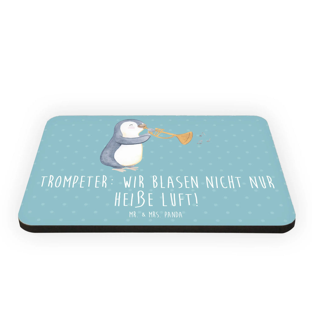 Magnet Trompeter: Wir blasen nicht nur heiße Luft! Whiteboard Magnet, Pinnwandmagnet, Dekomagnet, Motivmagnete, Kühlschrank Dekoration, Kühlschrankmagnet, Souvenir Magnet, Notiz Magnet, Instrumente, Geschenke Musiker, Musikliebhaber